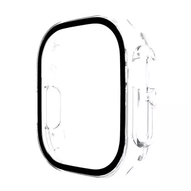 Proteção de ecrã completa eSTUFF Titan Shield para Apple Watch Series 9/8/7 45 mm – transparente