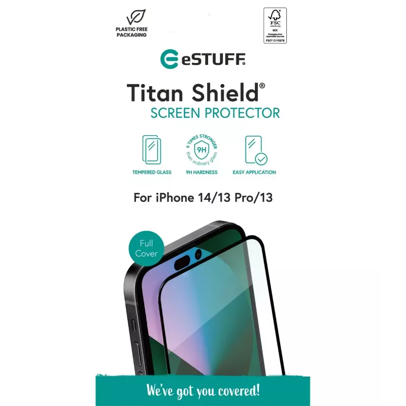 Película de proteção de ecrã para telemóveis eSTUFF ES501351 proteção de ecrã transparente Apple 1 unid.