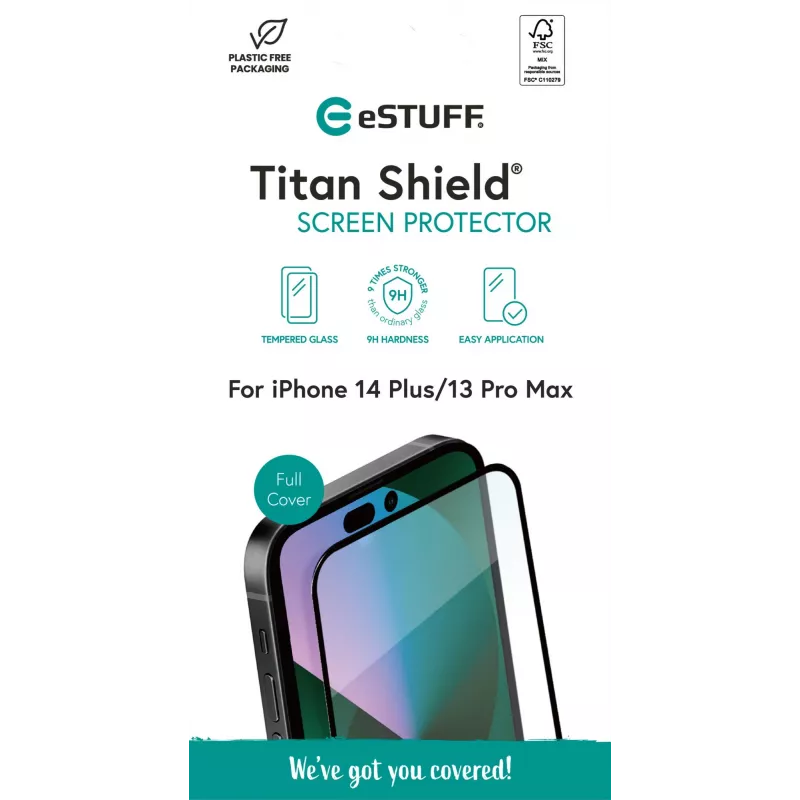 Película de proteção de ecrã/traseira para telemóvel eSTUFF ES501371 proteção de ecrã transparente Apple 1 unid.