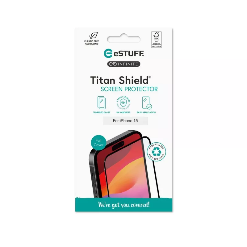 Película de proteção de ecrã para telemóvel eSTUFF ES501401 proteção de ecrã transparente Apple 1 unid.