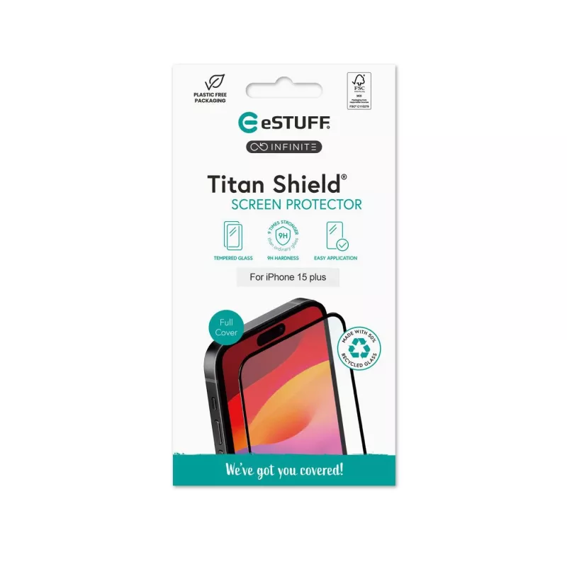 Proteção de ecrã/traseira para telemóvel eSTUFF ES501411 proteção de ecrã transparente Apple 1 unid.