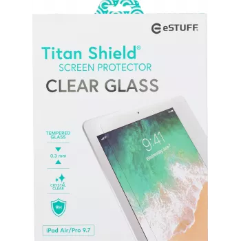 Película de proteção de ecrã eSTUFF para iPad 9,7 polegadas todos os modelos – transparente