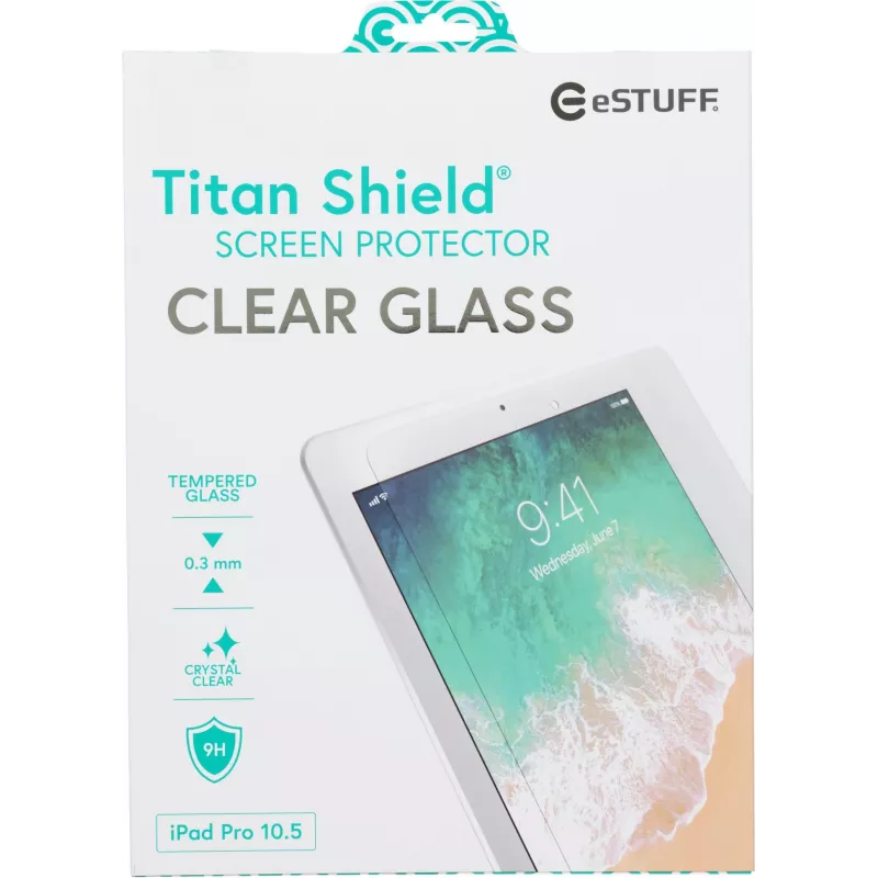 Película de proteção de ecrã eSTUFF iPad Air 10.5 2019/Pro 10.5 - transparente
