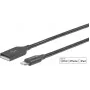 eSTUFF ES601165 Cabo Lightning 1,5 m cinzento