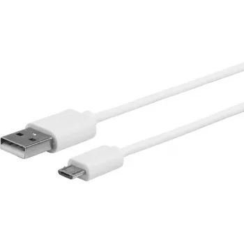 Cabo USB eSTUFF ES603007 USB 2.0 1 m USB-A para Micro-USB-B branco
