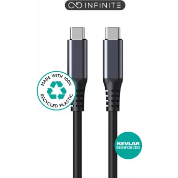 eSTUFF ES604275 INFINITE cabo USB-C para USB-C, 100 W, 2 m