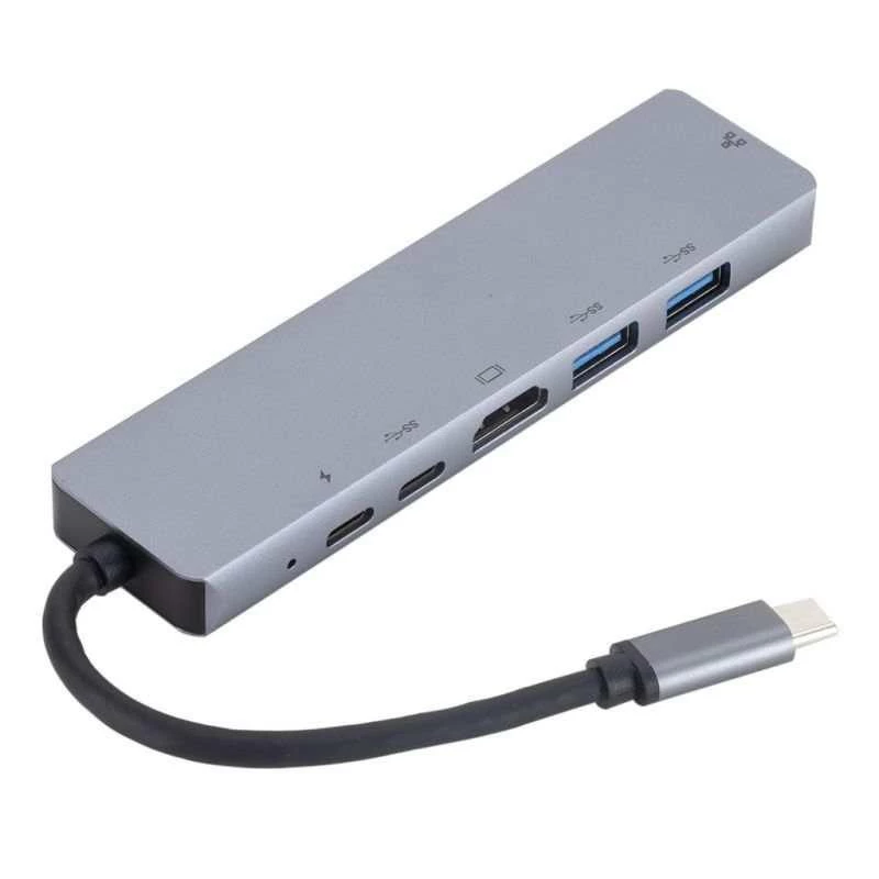 Docking station/replicador de portas para portátil eSTUFF ES623012 USB 3.2 Gen 1 (3.1 Gen 1) Type-C cinzento