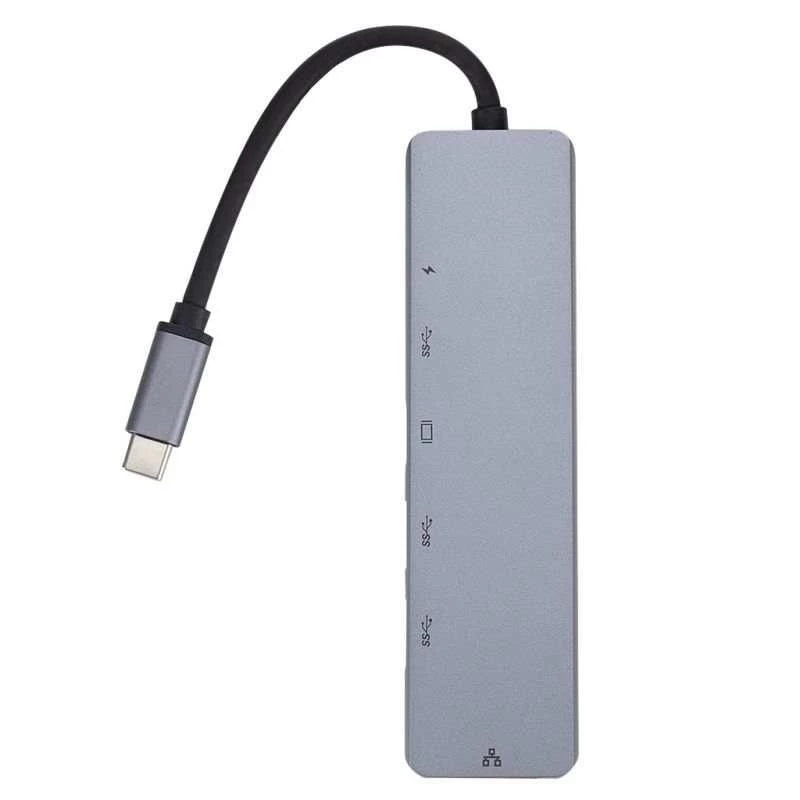Docking station/replicador de portas para portátil eSTUFF ES623012 USB 3.2 Gen 1 (3.1 Gen 1) Type-C cinzento