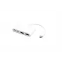 Hub USB eSTUFF USB-C para 2 x USB 3.0 e 2 x USB-C 3.1 10000 Mbit/s branco