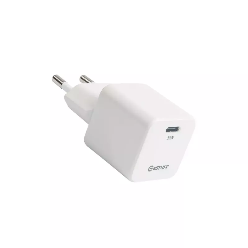Carregador móvel eSTUFF ES637027 smartphone branco AC carregamento rápido interior