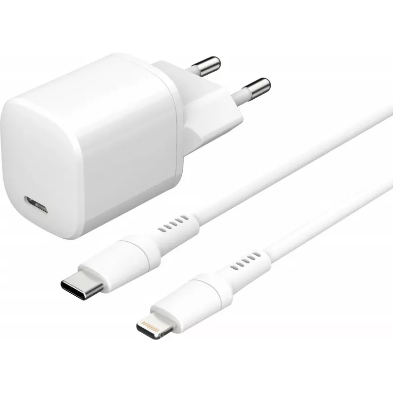 Carregador de dispositivos móveis eSTUFF ES637500 12V USB Type-C 1,5 m branco