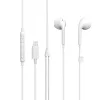 Auscultadores in-ear eSTUFF para dispositivos Apple, com fios, chamadas/música, 90 g, auscultadores, branco