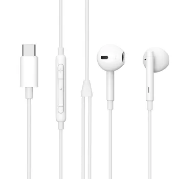 Auscultadores eSTUFF ES652200 in-ear para dispositivos USB-C