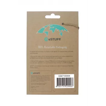 Capa para telemóvel eSTUFF ES67100004 17 cm (6,7 polegadas) capa transparente