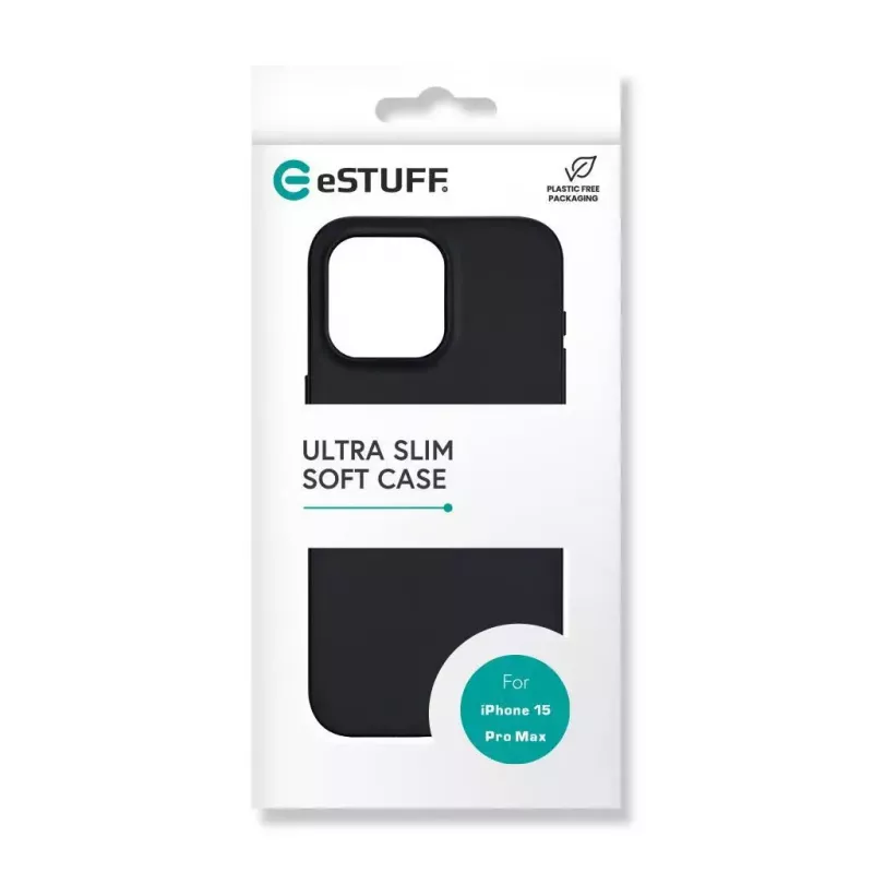 Capa para telemóvel eSTUFF ES67101028 17 cm (6,7 polegadas) capa preta