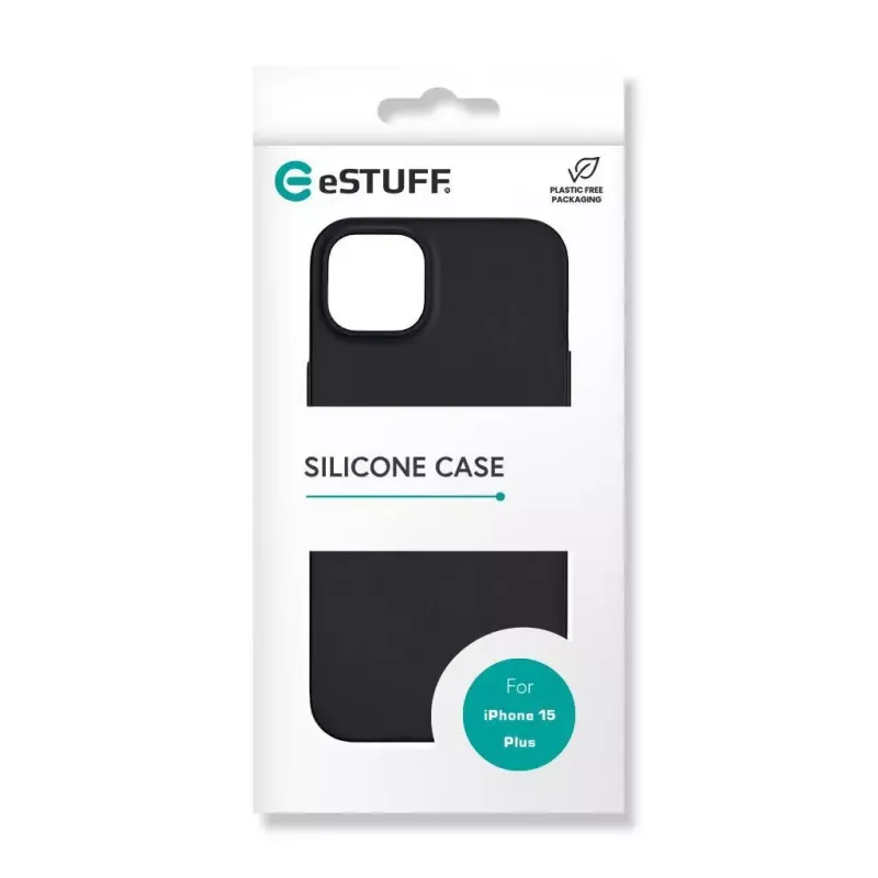 Capa para telemóvel eSTUFF ES67120026 17 cm (6,7 polegadas) capa preta
