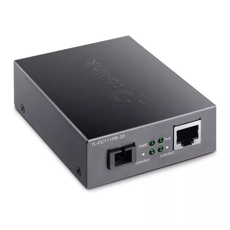 Conversor de media TP-Link TL-FC111PB-20 10/100Mbps com PoE