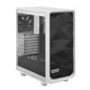 Fractal Design Meshify 2 Compact FD-C-MES2C-05 caixa ATX Mid Tower, janela de vidro temperado transparente, sem fonte de alimentação, branca