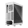 Fractal Design Meshify 2 Compact FD-C-MES2C-05 caixa ATX Mid Tower, janela de vidro temperado transparente, sem fonte de alimentação, branca