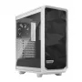 Caixa torre para PC Fractal Design Meshify 2 Compact — branca, suporta fontes de alimentação ATX, 2×140 mm à frente, 1×120 mm atrás, unidades de 2,5 polegadas/3,5 polegadas, 210×424×475 mm