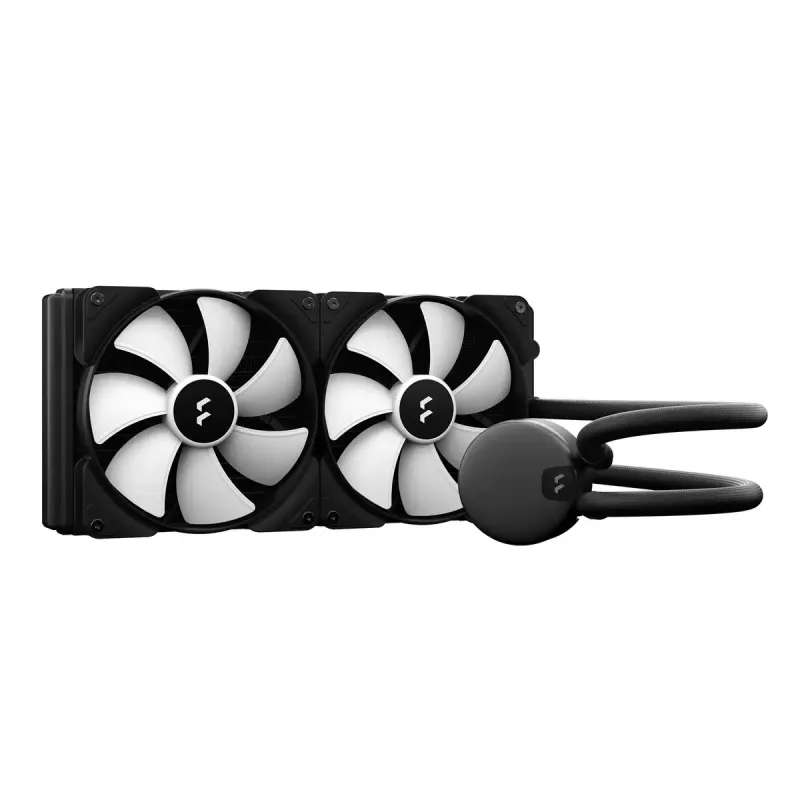 Refrigeração líquida tudo-em-um para CPU Fractal Design Lumen S28 v2 RGB — ventoinha de 140 mm, 500–1700 rpm, preta
