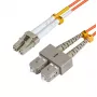 Cabo de fibra ótica InfiniBand Microconnect FIB420001 1 m LC SC laranja