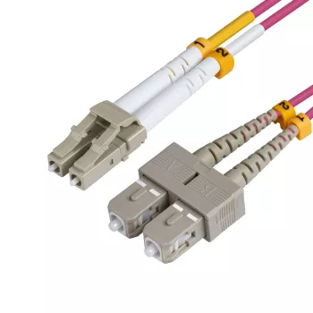 Cabo de fibra ótica InfiniBand Microconnect FIB4220005P 0,5 m LC SC violeta