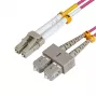 Cabo de fibra ótica InfiniBand Microconnect FIB422005P 5 m LC SC violeta