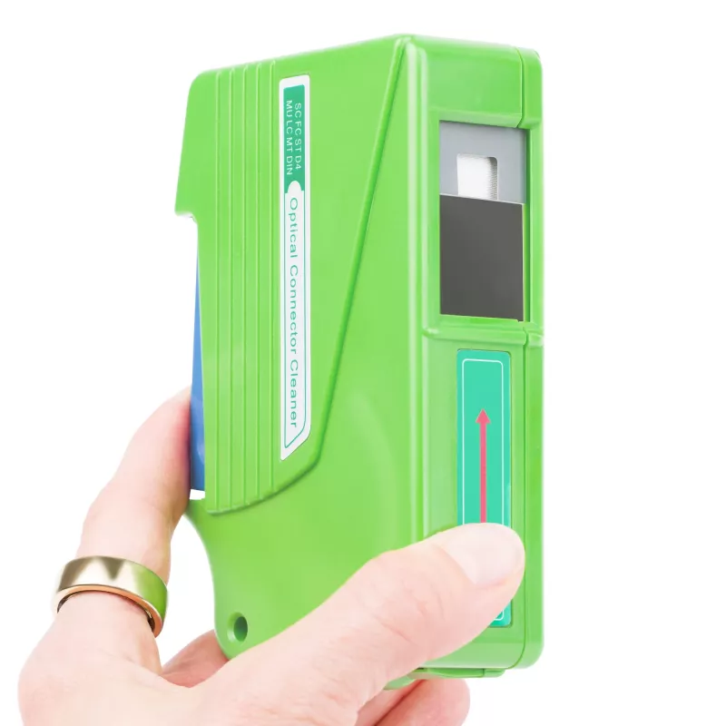 StarTech.com Limpador de fibra ótica, cassete de limpeza para conectores de fibra ótica, limpador de fibra ótica LC, limpador de cabos de fibra ótica, para cabos óticos LC/SC/ST/FC