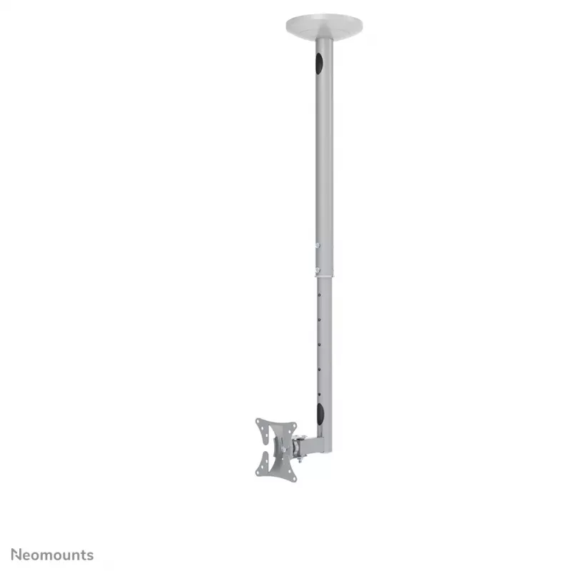 Neomounts FPMA-C050SILVER Suporte de teto para monitor/TV 10-30 polegadas - H 60-85 cm
