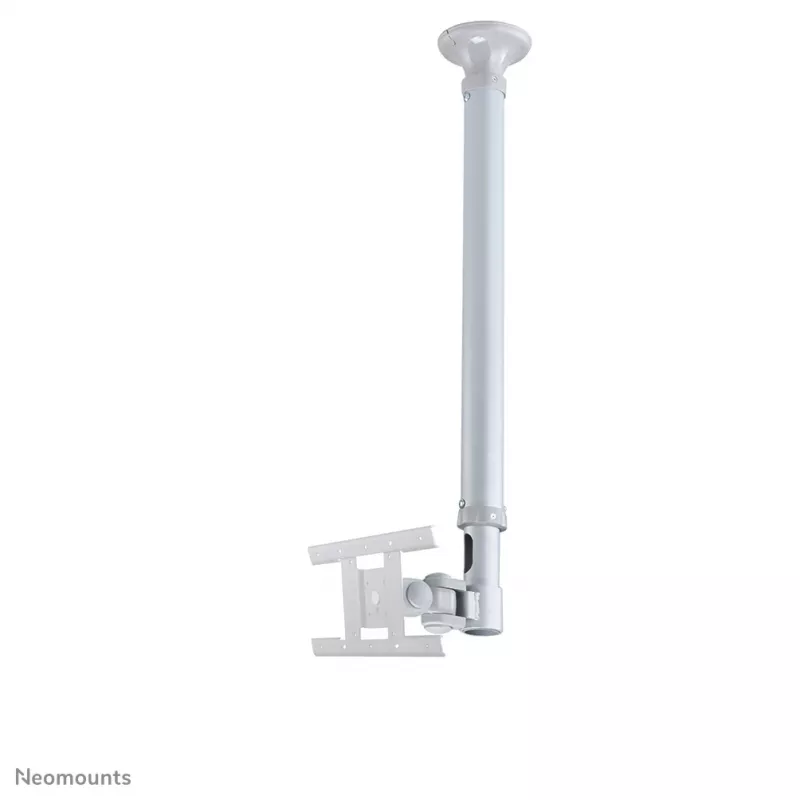 Neomounts FPMA-C100SILVER Suporte de teto para monitor/TV 10-30 polegadas - h 79-129 cm