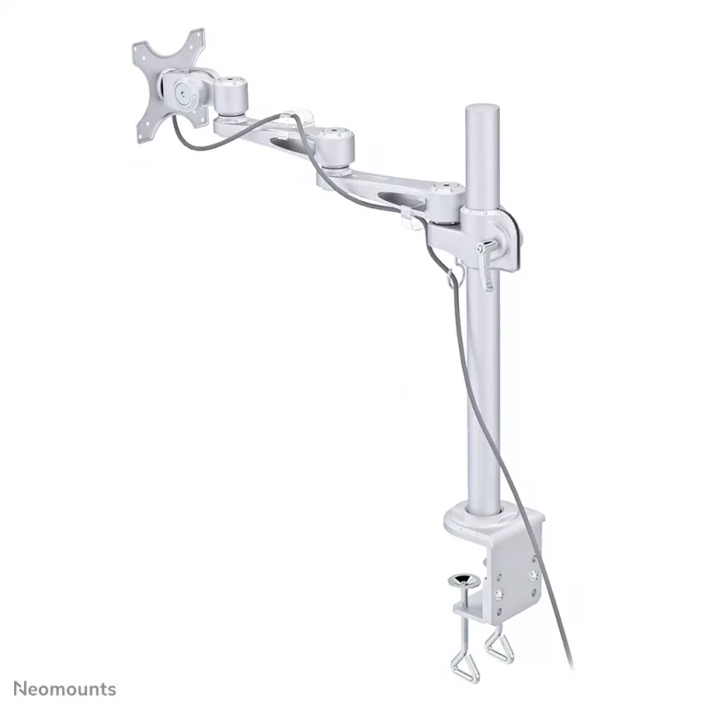 Neomounts FPMA-D935 Braço de monitor 10-30 polegadas, fixação de secretária, 10 kg, 25,4 cm (10 polegadas), 76,2 cm (30 polegadas), 100 x 100 mm, prateado