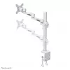 Neomounts FPMA-D935 Braço de monitor 10-30 polegadas, fixação de secretária, 10 kg, 25,4 cm (10 polegadas), 76,2 cm (30 polegadas), 100 x 100 mm, prateado