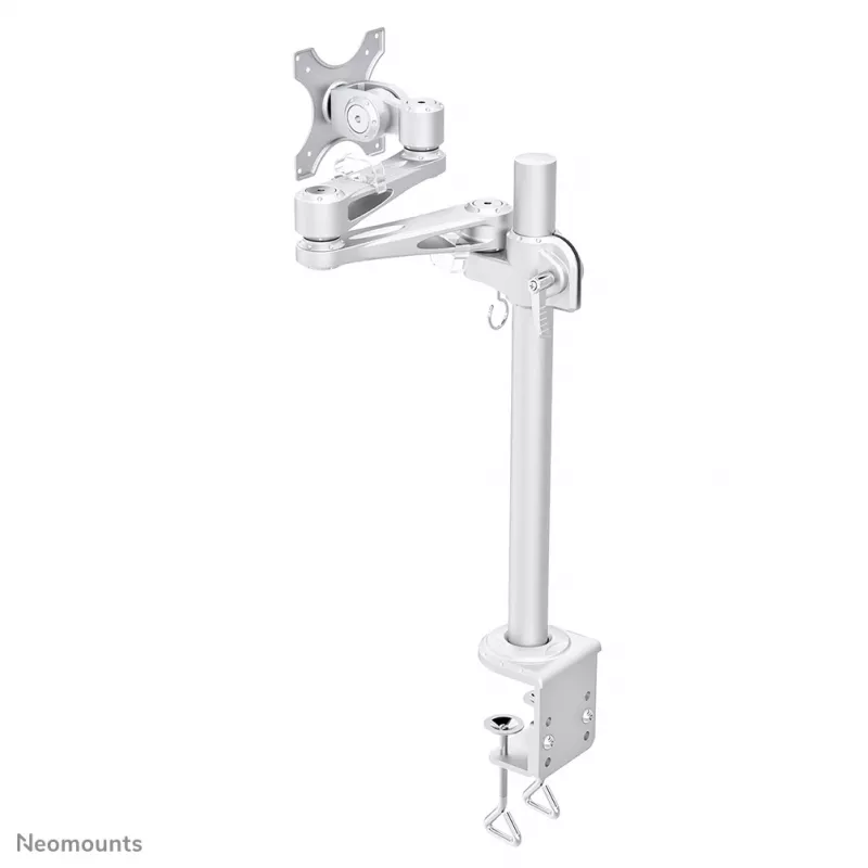 Neomounts FPMA-D935 Braço de monitor 10-30 polegadas, fixação de secretária, 10 kg, 25,4 cm (10 polegadas), 76,2 cm (30 polegadas), 100 x 100 mm, prateado
