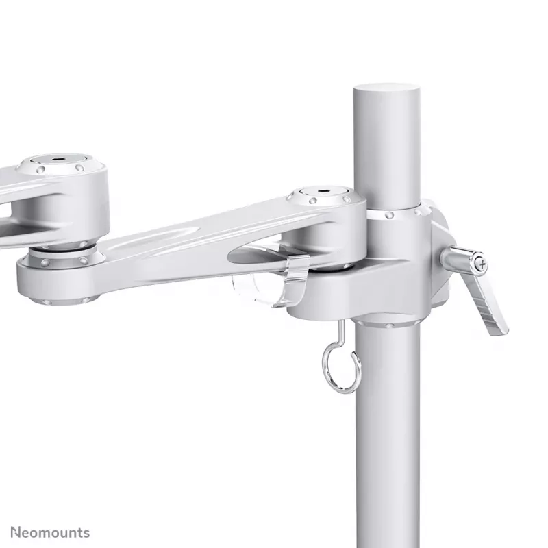 Neomounts FPMA-D935 Braço de monitor 10-30 polegadas, fixação de secretária, 10 kg, 25,4 cm (10 polegadas), 76,2 cm (30 polegadas), 100 x 100 mm, prateado