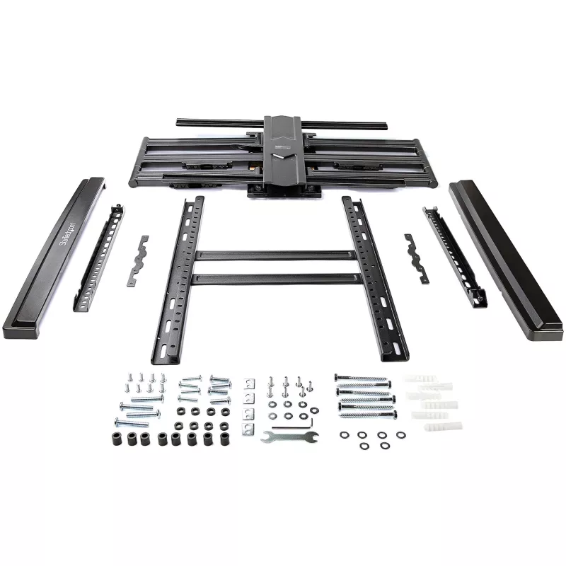 StarTech.com Suporte de parede para TV compatível com ecrãs VESA até 100 polegadas - Suporte de parede para TV plano e totalmente articulado para ecrãs grandes - Suporte de braço articulado ajustável com inclinação/rotação para cargas pesadas