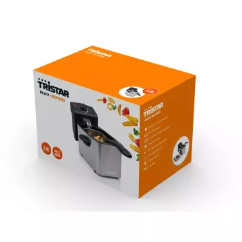 Fritadeira Tristar FR-6919 2L 800W Preto Aço inoxidável