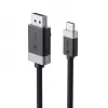 Cabo ALOGIC Fusion USB-C para DisplayPort 1.2 1M USB Type-C DisplayPort