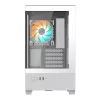 Caixa de PC GIGABYTE C201 PANORAMIC ICE – Mid Tower, m-ATX, suporte para radiador de 360 mm, 3 ventoinhas pré-instaladas, USB 3.0, suporte para RGB Fusion