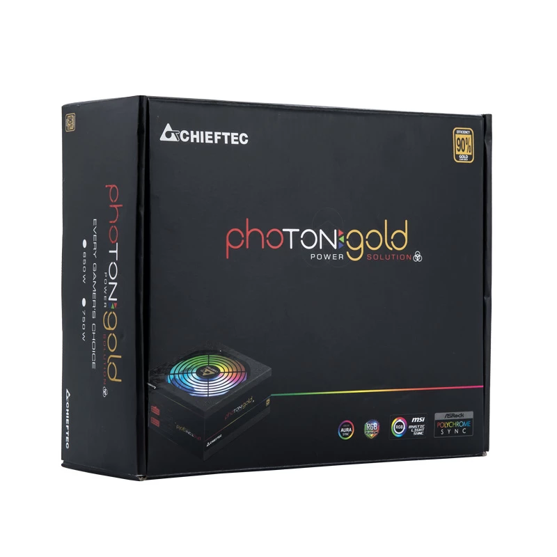 Fonte de alimentação Chieftec Photon GOLD 750 W 20+4-Pin ATX PS/2 preto