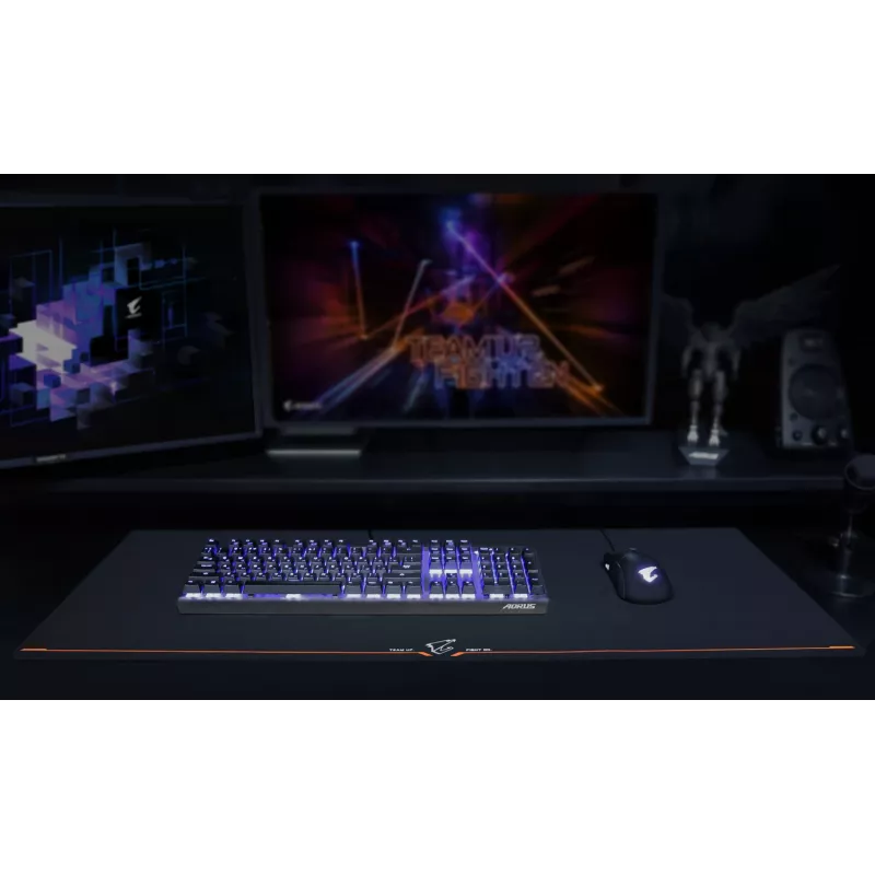 Tapete de rato gaming GIGABYTE AMP900 preto, laranja