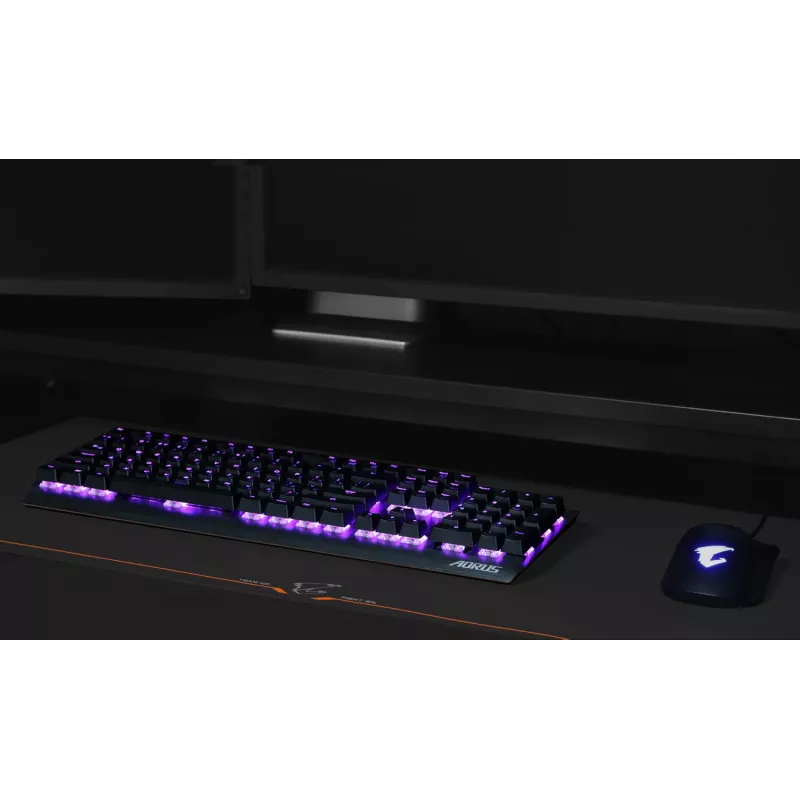 Tapete de rato gaming GIGABYTE AMP900 preto, laranja
