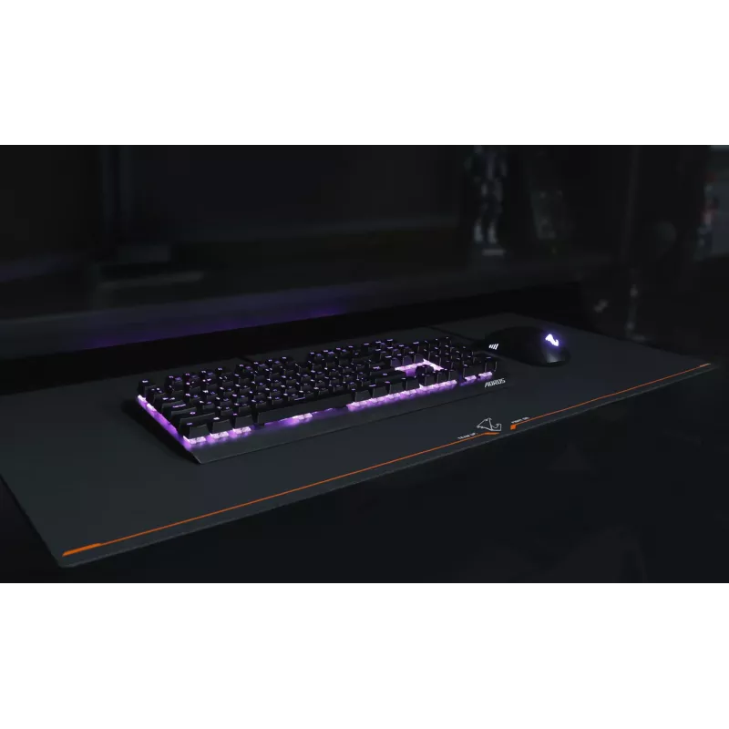 Tapete de rato gaming GIGABYTE AMP900 preto, laranja