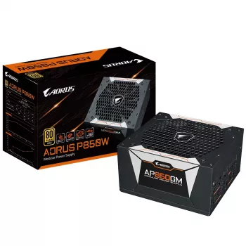 Fonte de alimentação GIGABYTE GP-AP850GM 850 W 20+4 pin ATX ATX preto