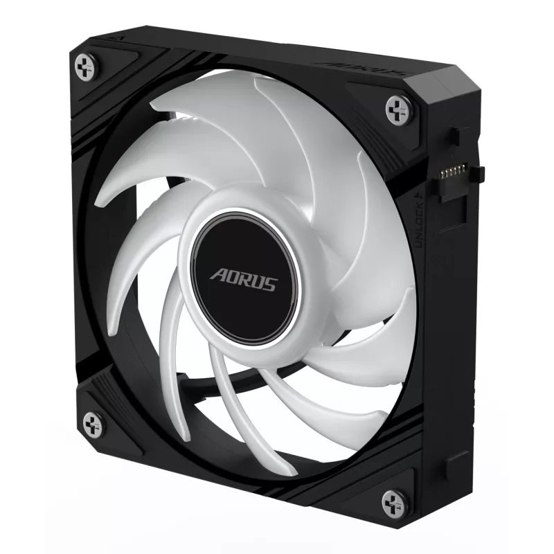 Gigabyte AORUS EZ CHAIN FAN 120 ventoinha de caixa, 120 mm, preto, GP-ECFAN1201