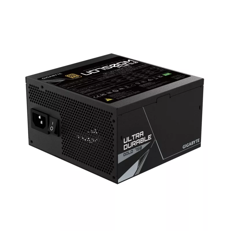 Fonte de alimentação GIGABYTE UD750GM PG5 750 W 20+4 Pin ATX ATX preto