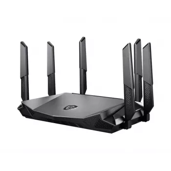 Router Wi-Fi MSI RadiX AX6600 WiFi 6 Tri-Band Gigabit Ethernet Tri-Band (2,4 GHz / 5 GHz / 5 GHz) preto