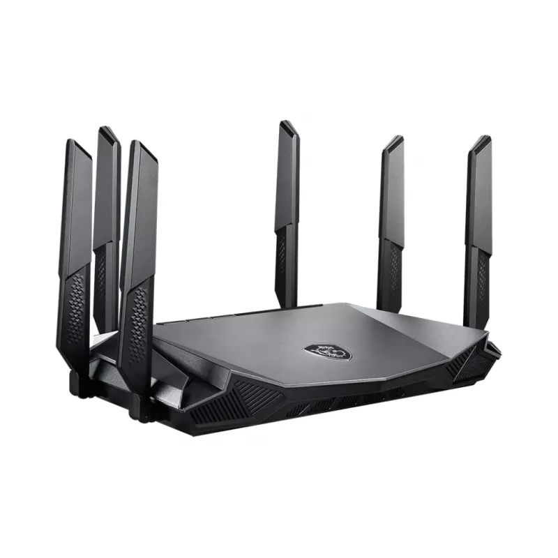 Router Wi-Fi MSI RadiX AX6600 WiFi 6 Tri-Band Gigabit Ethernet Tri-Band (2,4 GHz / 5 GHz / 5 GHz) preto