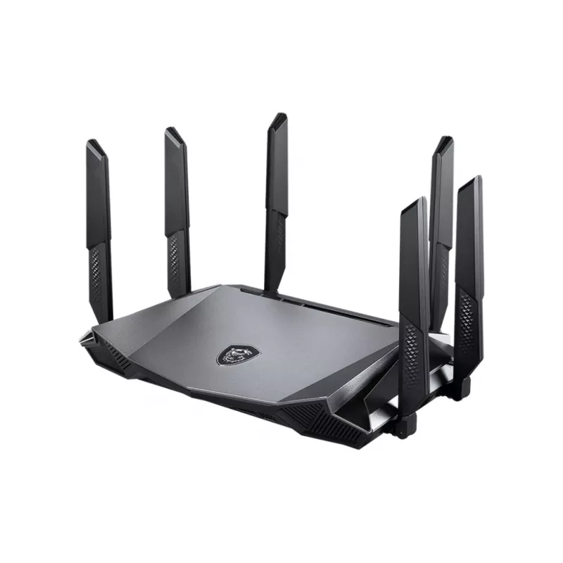 Router Wi-Fi MSI RadiX AX6600 WiFi 6 Tri-Band Gigabit Ethernet Tri-Band (2,4 GHz / 5 GHz / 5 GHz) preto