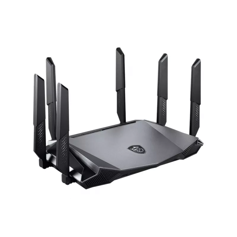 Router Wi-Fi MSI RadiX AX6600 WiFi 6 Tri-Band Gigabit Ethernet Tri-Band (2,4 GHz / 5 GHz / 5 GHz) preto